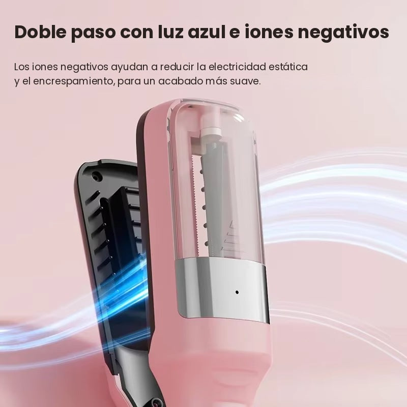 Recortador de puntas abiertas Mirasto con luz azul e iones negativos